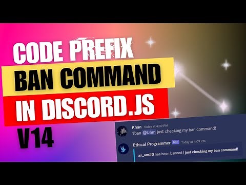 Discord.js v14 Tutorial: Creating a Ban Prefix Command - Learn How to Code!