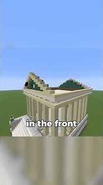 Trying the Roman build style in Minecraft #minecraft #gaming #building