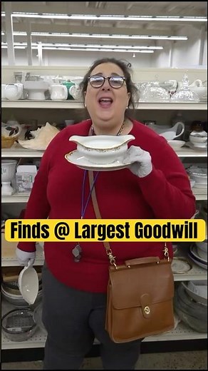 Finds at the Largest Goodwill Thrift Store - Shopping by Dr. Lori