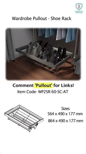 No More Mess Inside Your Wardrobe | Smart Pullout Accessories That Actually Work #interiordesign