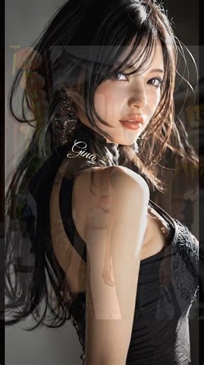黒いレースのドレス