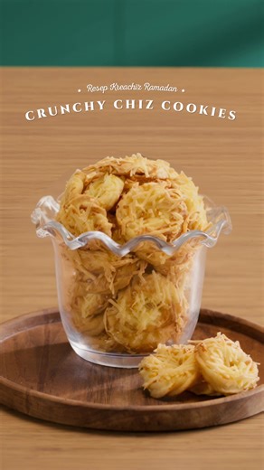 Resep Crunchy Chiz Cookies untuk Lebaran