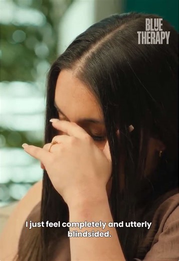 What's worse: losing your job or lying about it for months? 💙 Blue Therapy Streaming now on @Netflix #BlueTherapy #MarriageCounseling #TrustIssues