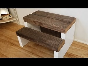How to make a step stool fast and easy