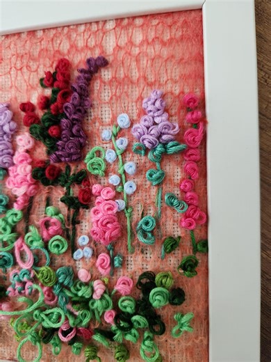 Original Framed Embroidery Wall Art, Home Decor, Unique Textile Art - Etsy