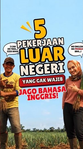 5 Pekerjaan Luar Negeri Ini Gak Wajib Jago Bahasa Inggris! ✈️💼