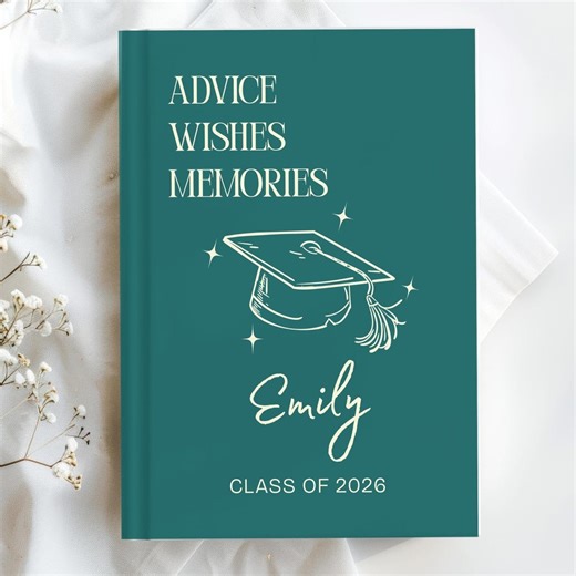 Graduation Memory Book Class of 2026, Advice Wishes Notebook, Graduation Party Guest Book Minimalist Grad Keepsake Gift, Graduate Book - Etsy