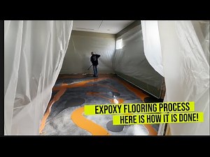EPOXY FLOORING PROCESS IN MY SOUND ROOM - Here is how it gets done!