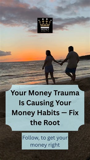 Veronika Y on Instagram: "Your Money Trauma Is Causing Your Money Habits — Fix the Root 1. If you grew up with instability, scarcity, or fear around money, your brain learned to survive instead of plan. 2. This often leads to avoidance, impulsive spending, or feeling overwhelmed by financial tasks. 3. Awareness is the first step — once you identify the pattern, you can replace the behavior with positive actions. 4. Start small: track one thing, automate one thing, fix one thing. 5. You’re not ba