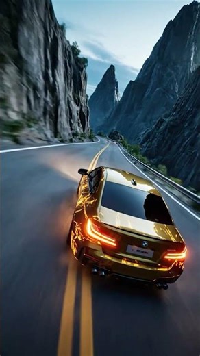 BMW M5 vs Alien Car – Battle in the Dark Valley