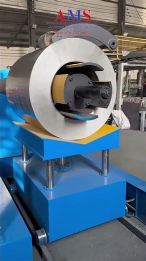 loading coil roll into decoiler