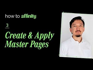 How to Create and Apply Different Master Pages in Affinity