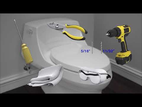 KOHLER Toilet Seat Anchor Kit 1461673 Replacement Instructions
