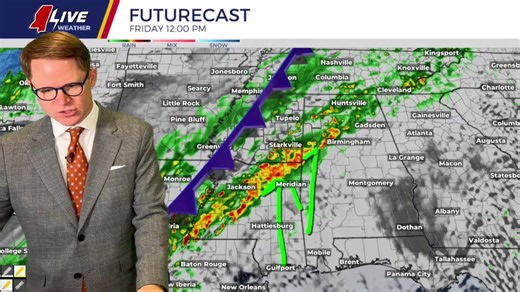 LIVE NOW at 5: Matt breaks down severe weather potential later this week | Matt Laubhan