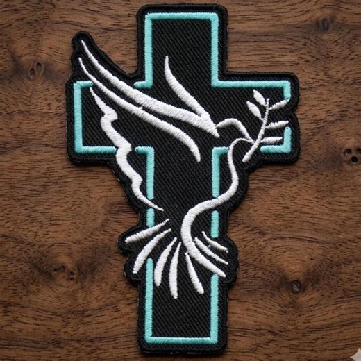 Christian Cross Embroidered Patch, Religious Faith Iron on Patch, Jesus Symbol Applique for Jacket Backpack Hat - Etsy