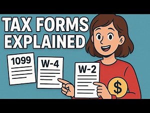 Tax Forms Explained: W-2, 1099, W-4 & More (Simple Breakdown)