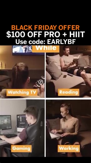 Black Friday Special: Get $100 Off Pro HIIT 👉 Use code: EARLYBF Bionic Gym is a game-changer—backed by scientific research, it’s a wearable workout device that uses advanced muscle stimulation to deliver intense cardio without having to move. 🟠 Burn fat 🟠 Improve cardio 🟠 Workout on any schedule. Imagine achieving real results—from your couch or desk. Click below! (ends soon) | BionicGym