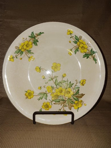 Bowl-edwin M. Knowles China Company Usa-buttercup Pattern-7.75" Soup Bowl - Etsy
