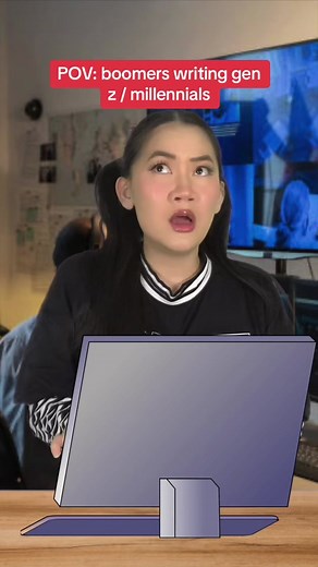 #funny #comedy | boomers writing gen z