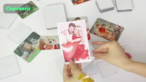 20 PCS Sublimation Magnet Blanks, 2x3 inch Sublimation Blank Refrigerator Magnets Personalized Fridge Soft Magnet Sticker Blanks Products for DIY Home Kitchen Decorative