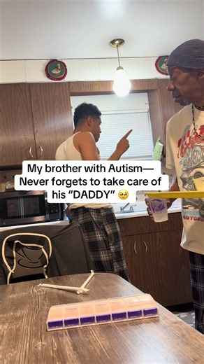 Brother with Autism Always Cares for Dad — Heartwarming Moment