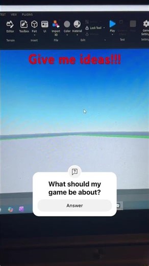 Making a game #youtubeshorts #roblox