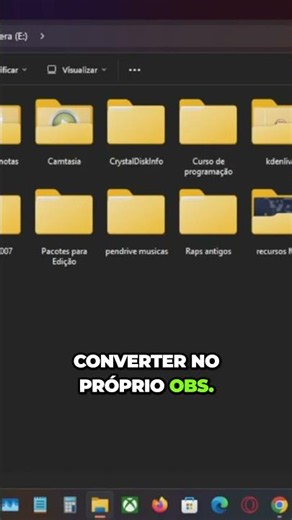 🎥Selecionando o arquivo MKV no OBS