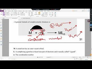 Complexometric Titration: Understanding Metal Complexes and Their Stability