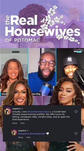 🥂Real Housewives of Potomac🌸 Angel Massie steps into HFAH🫶🏾 comment section to clarify her job description | Housewives From A Housewife