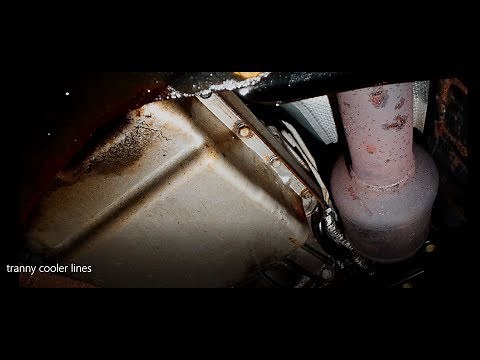 Changing Transmission Cooler Lines on a Trailblazer