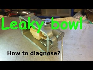 How to diagnose fuel bowl issues in Holley 4160 side hung fuel bowls.