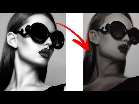 Charcoal Drawing Process | Step by Step Portrait Sketch