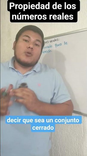 Propiedad de los números reales #propiedaddelosnúmerosreales