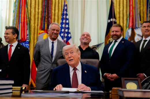 Trump signs psychedelic drug executive order with Joe Rogan