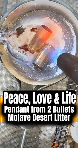 𝐌𝐞𝐭𝐚𝐥𝐬𝐦𝐢𝐭𝐡 𝐓𝐮𝐭𝐨𝐫𝐢𝐚𝐥: 𝐑𝐞𝐜𝐲𝐜𝐥𝐞𝐝 𝐌𝐞𝐭𝐚𝐥 𝐑𝐨𝐥𝐥𝐢𝐧𝐠 𝐌𝐢𝐥𝐥 & 𝐉𝐞𝐰𝐞𝐥𝐞𝐫𝐬 𝐒𝐚𝐰 𝐃𝐞𝐦𝐨𝐧𝐬𝐭𝐫𝐚𝐭𝐢𝐨𝐧. Life, Peace & Love pendant entirely handcrafted from 2 old bullet shell casings I found at Purple Blessings Mine in the Mojave Desert. 𝐓𝐎𝐎𝐋𝐒: Pepetools Rolling Mill, Blade Butter cutting lubricant & Nano Blades, Knew Concepts Piercing Saw, Bernzomatic MAP torch. 𝐅𝐨𝐥𝐥𝐨𝐰 𝐟𝐨𝐫 𝐅𝐑𝐄𝐄 𝐓𝐮𝐭𝐨𝐫𝐢𝐚𝐥𝐬 Learn the Art of Jeweling: Mine to Make