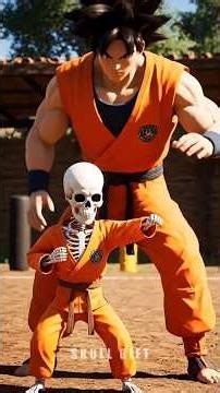 What if You Were Trained by Goku ! x Naruto Crossover ? #dragonball #skeleton #goku #naruto