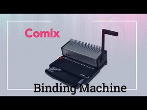 Comix Comb Binding Machine 450 Sheets, A4 Size B2935