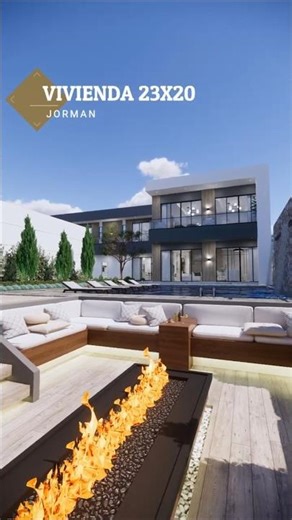 Modern House Design ☝ Video Tour with 4 Bedrooms | 23x20m 2 Storey P3 #architecture #design