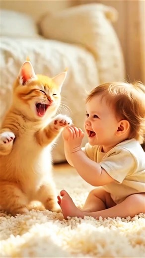 Cute Cat 😺 Cute Baby 🤩 Ringtone| #ringtone #cute #cat #baby #ringtone #catlover #viral #shorts