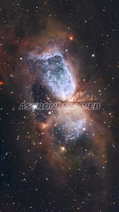 Sharpless 2-106, Sh2-106, S106o más popularmente conocida como ángel de nieve cósmico, es una región de formación estelar bipolar cuya forma da la apariencia de un ángel celestial con sus "alas" desplegadas de aproximadamente 2 años luz de extensión. Se encuentra a unos 2 000 años luz de la tierra, en un sector relativamente aislado de la Vía Láctea, en la región H II de la constelación del Cisne. | A S T R O N O M Y W E B