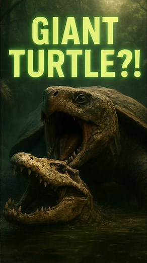 ‎"Carbonemys 🐢💀 The GIANT Turtle That Crushed Crocs!"#prehistoric #wildlife