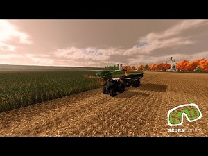 Harvesting Sweet Corn on the Midwest 16X Map | Farming Simulator 22