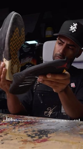 Reshoevn8r on Instagram: "TURN YOUR SOUND UP 🔊 This custom Jordan 11/12 fusion hits different when you hear it. We didn’t just build a 1-of-1 sneaker… we built a custom song that moves with every cut, stitch, and transformation. 🎶👟 Watch how the visuals and the audio lock in like a true collab. This isn’t just a project — it’s a whole experience."