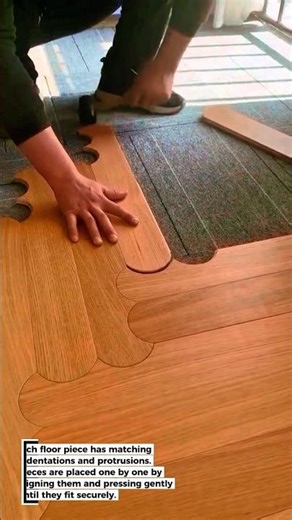 COOL! Wood Floors That Fit Like a Puzzle