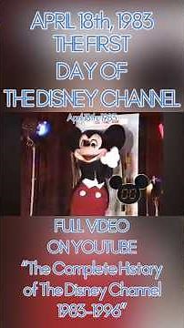 Check out the very first day of The Disney Channel and see what shows debuted with the channel!