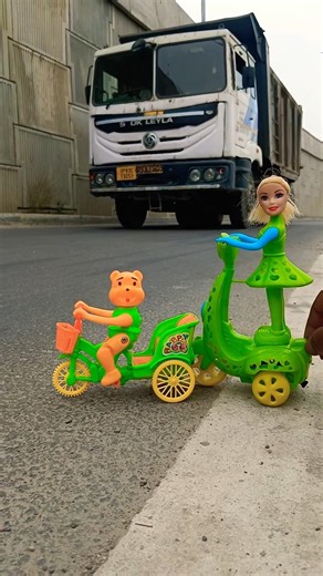 Remote Control Scooty Girl And Monkey Scooter Unboxing And Testing Shortyt ||