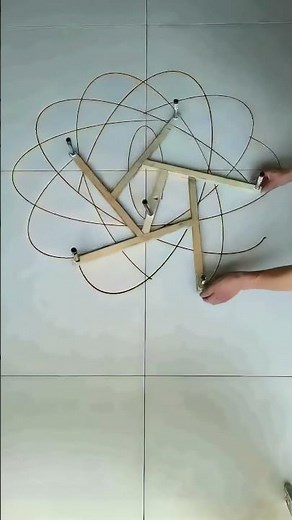 DIY "Carousel" Drawing with Handmade Art Lines