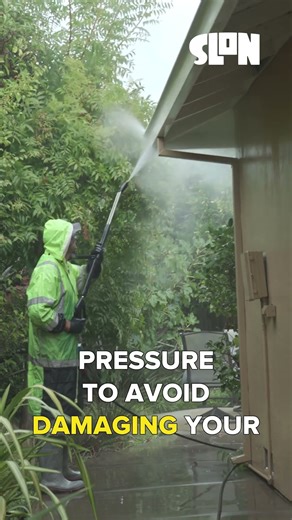 Safely Clean Gutters with a Pressure Washer Wand!