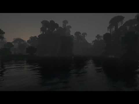 🌧 Minecraft Misty Lake and Rain Ambience with Music to Sleep/Study/Relax 🌧