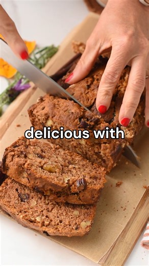 Carine Claudepierre on Instagram: "NO Eggs, NO Added Sugar, NO Eggs 🙏Comment 'RECIPE' and I'll DM you the recipe for this Date Walnut Bread is a simple but delicious, super-moist sweet bread made with no eggs, no added sugar, no dairy, but so full of taste. . recipe linked in bio and on my website: https://www.theconsciousplantkitchen.com/date-walnut-bread/ . #healthyrecipe #healthybreakfast #healthybread #medjooldates #noaddedsugar #noeggs #nodairy #healthy"